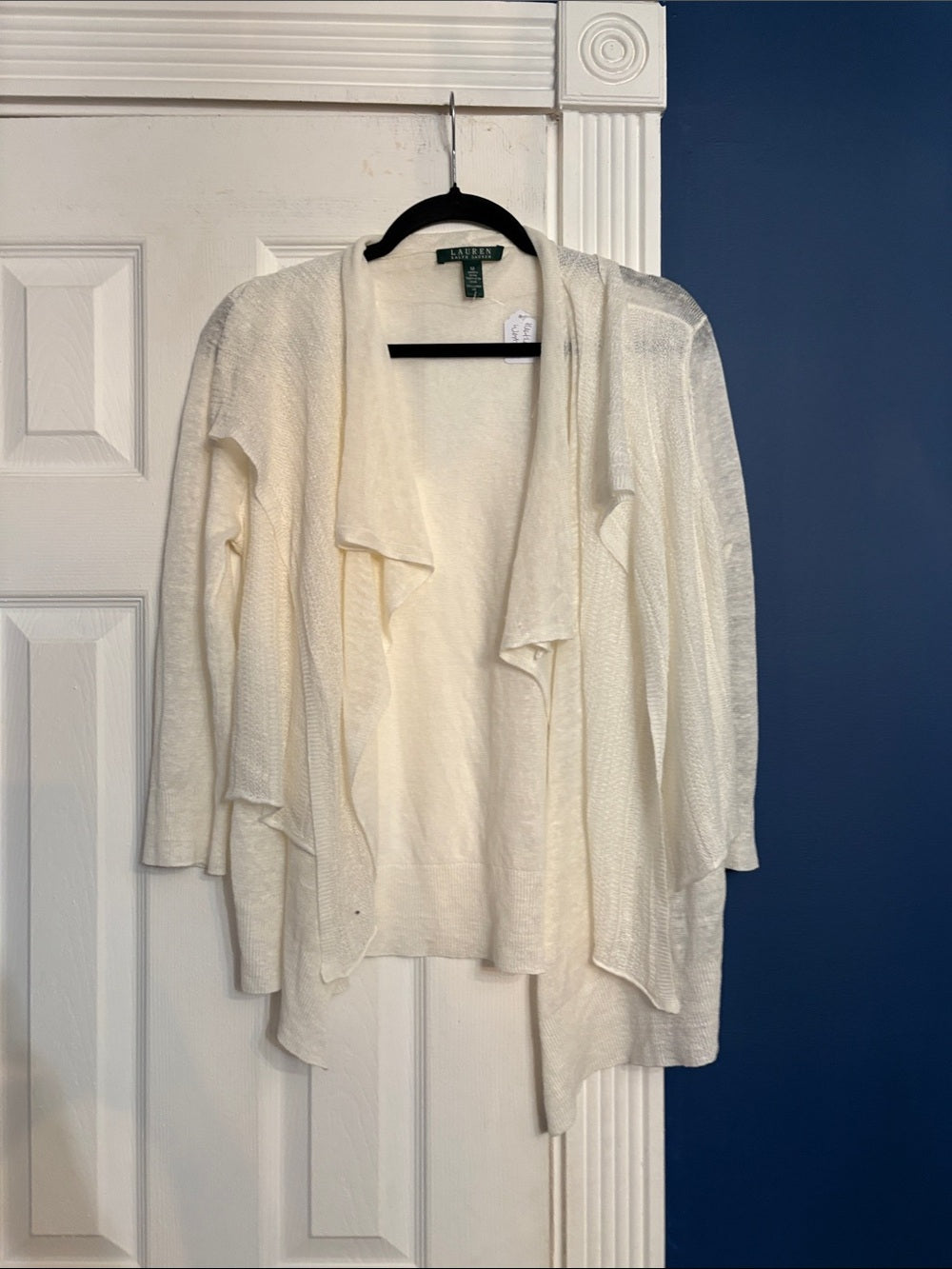 Lauren Ralph Lauren linen open front cardigan - size M 🌟 - Image 3