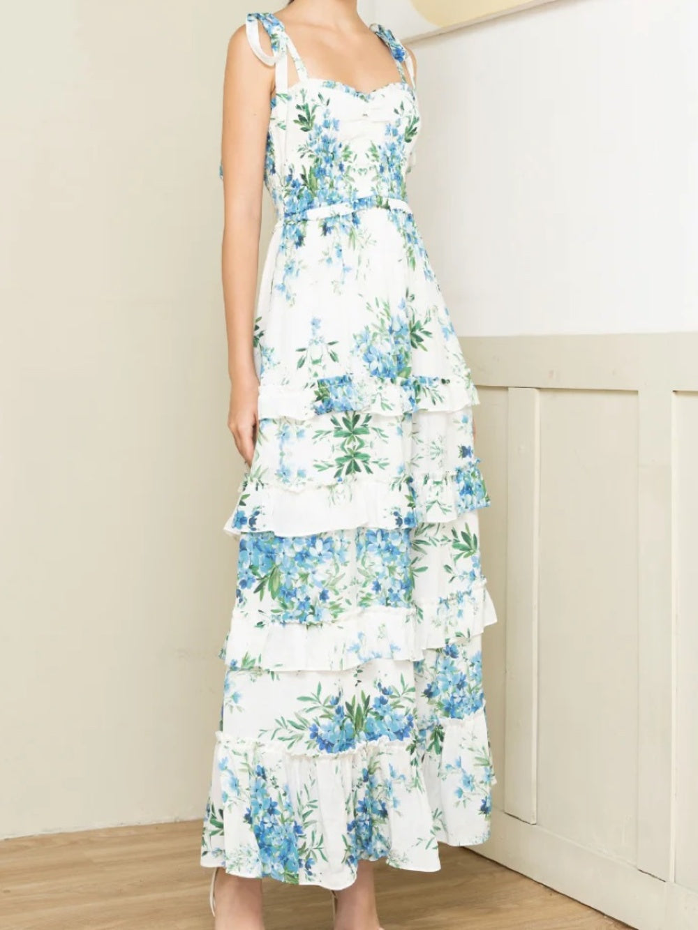 Yumi Kim Floral Maxina Dress - size Large - Image 3