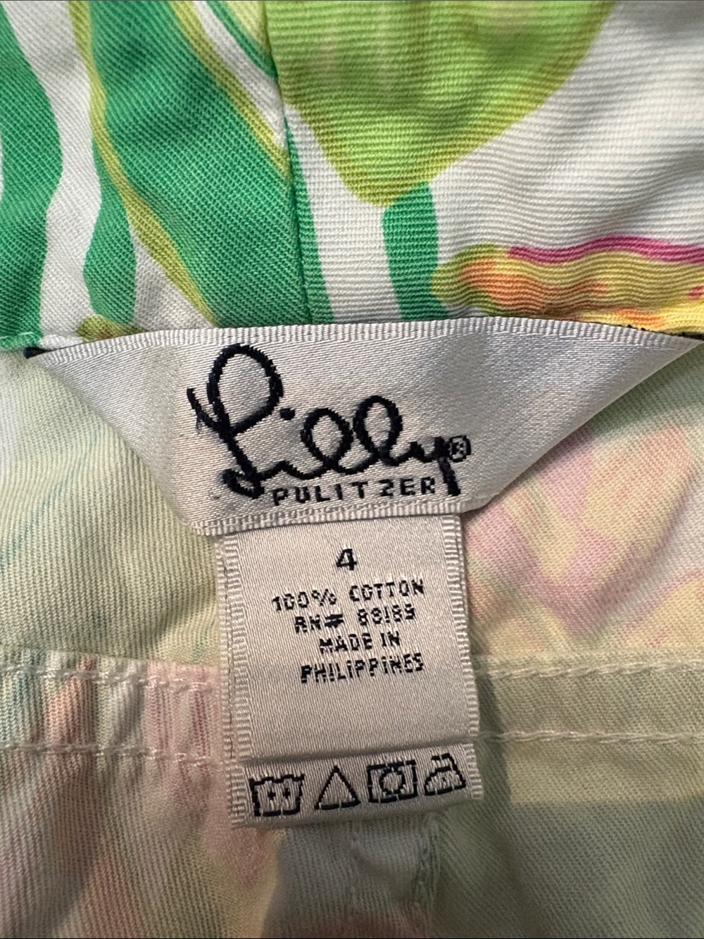 Lilly Pulitzer White Label Tropical cropped pants - size 4 - Image 3