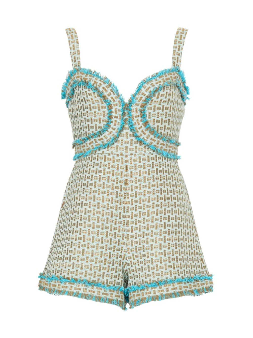 Alexis Blaine Tweed Romper - size Large - Image 1