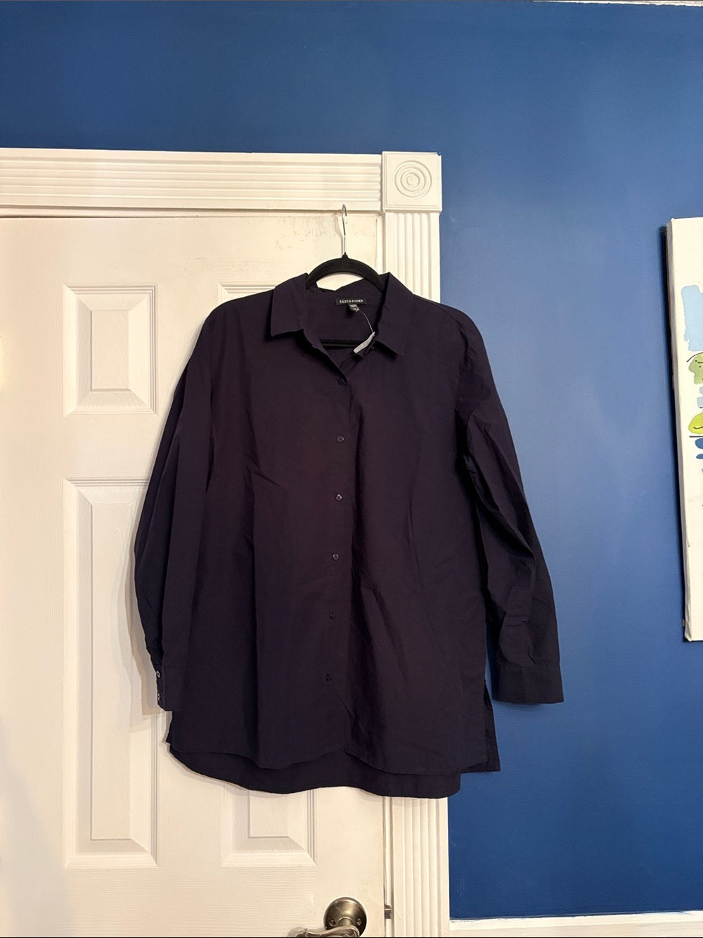Eileen Fisher organic cotton boyfriend shirt - size M 🌟 - Image 4