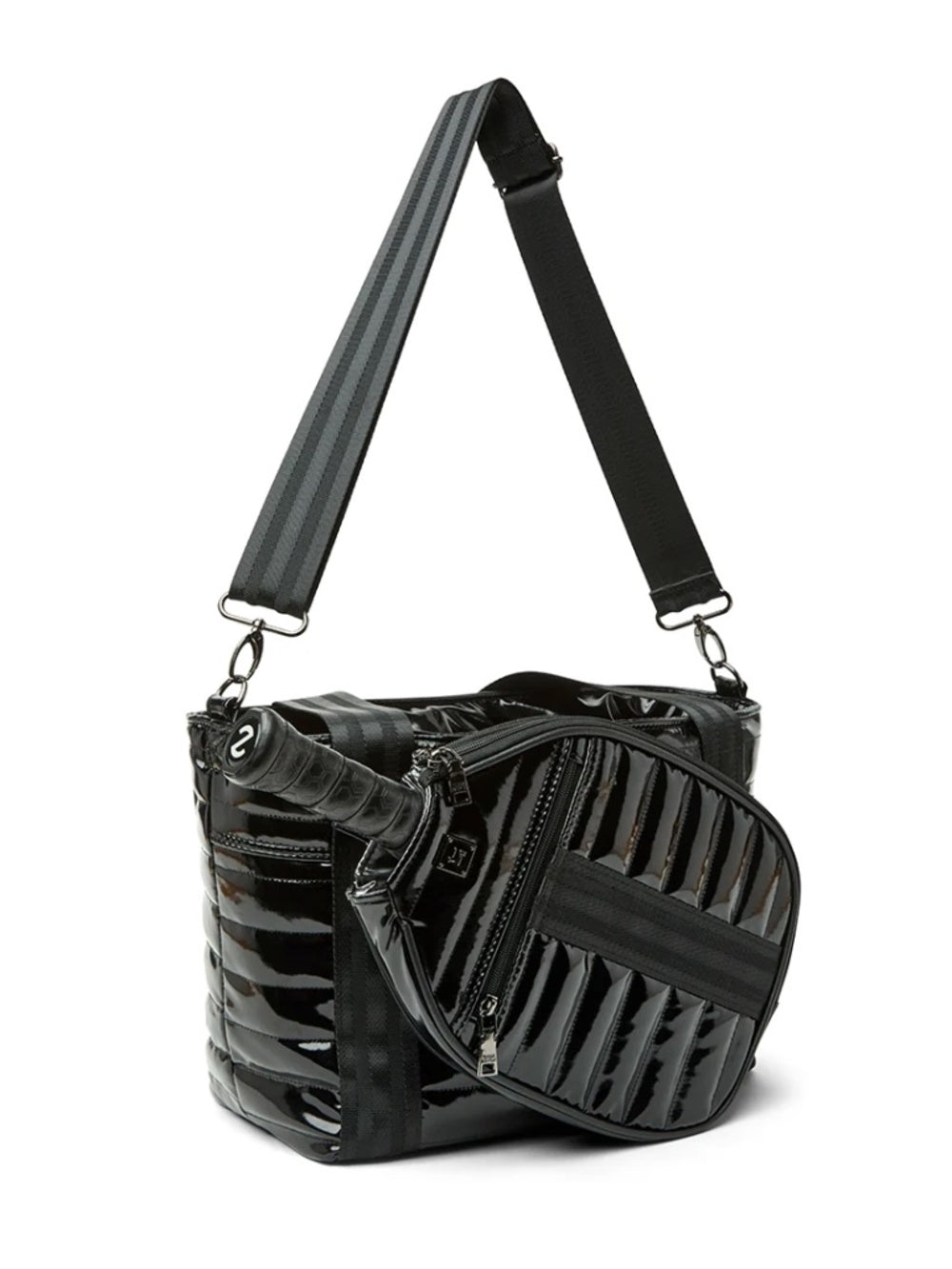 ACE OF THE COURT PICKLEBALL BAG BLACK PATENT - Image 3