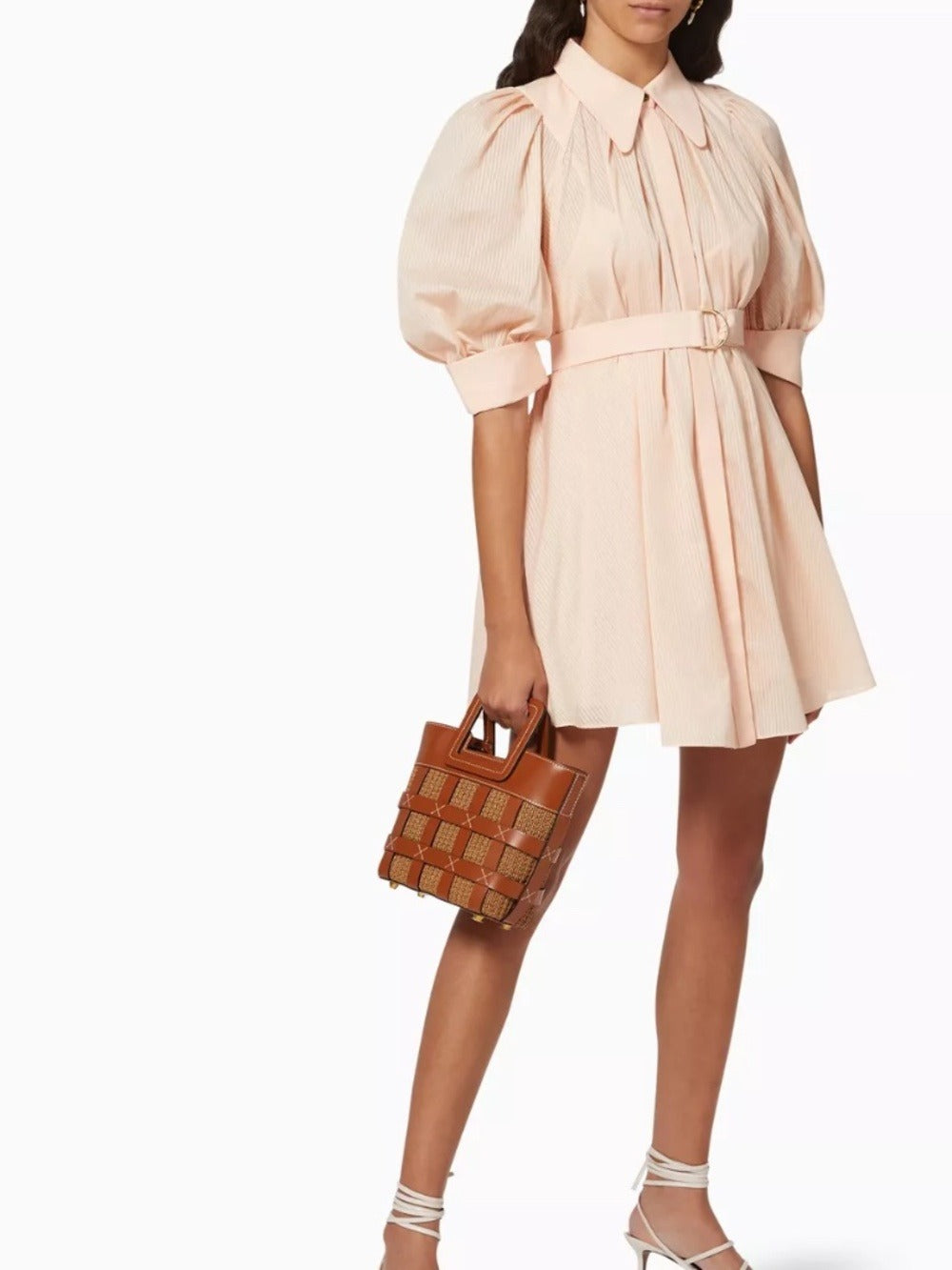 Acler Lorne Mini Dress in Dusty Pink - size 8 🌟 - Image 2