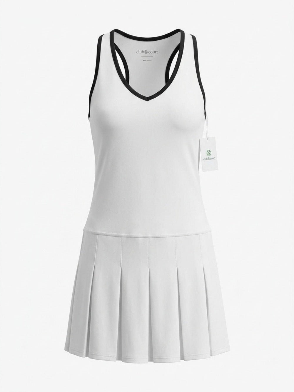 Club & Court White Tennis Kelly Dress with Navy Trim - size M - NWT 🌟 - Image 1