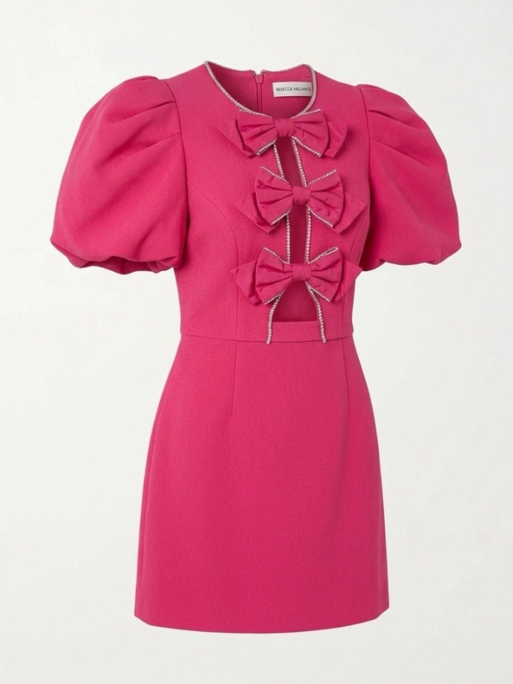 Rebecca Vallance Katie Cutout Bow-Front Mini Dress - size 6 🌟 - Image 1