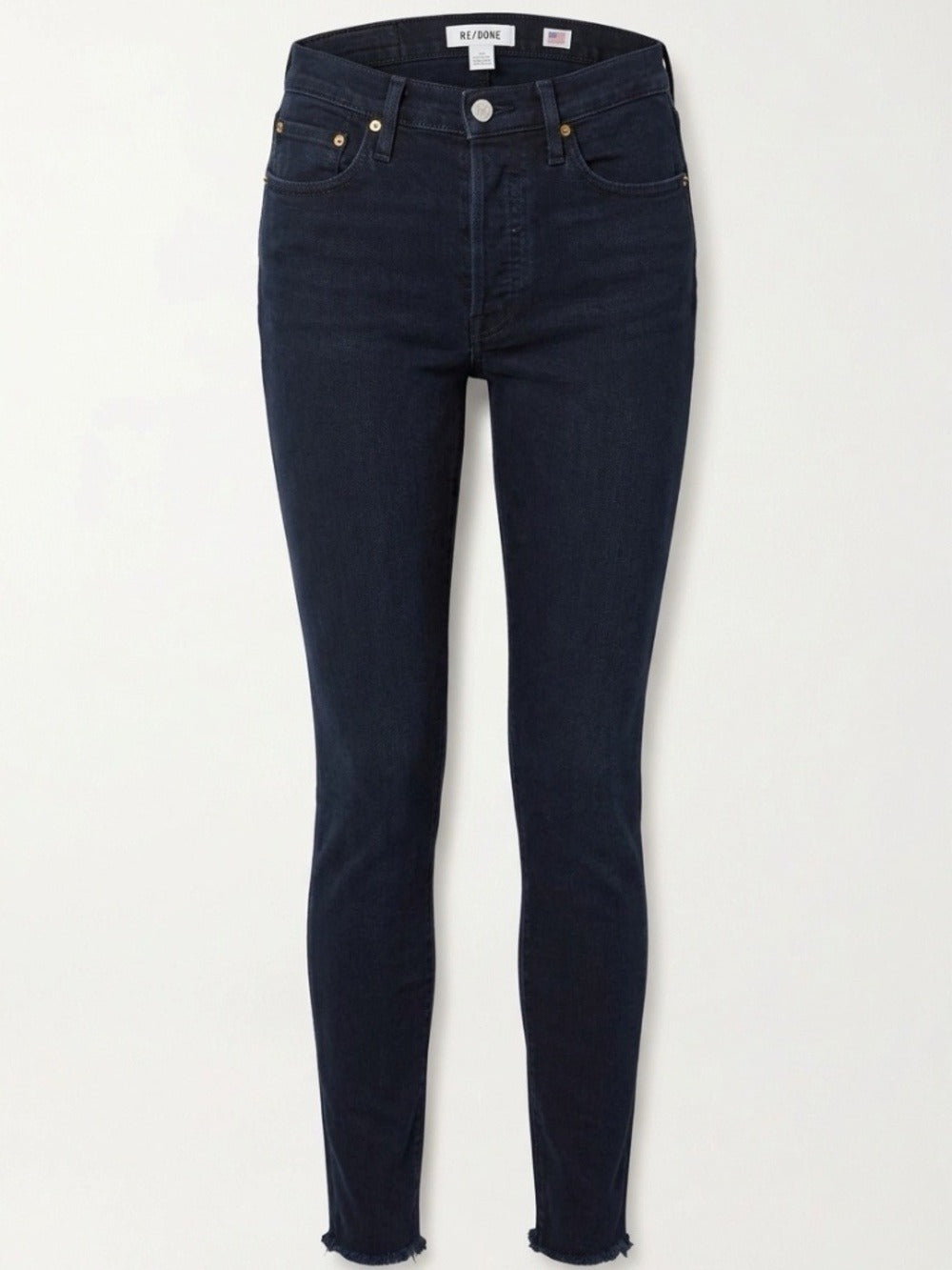 RE/DONE Originals High Rise Ankle Crop in Black - size 28 🌟 - Image 1