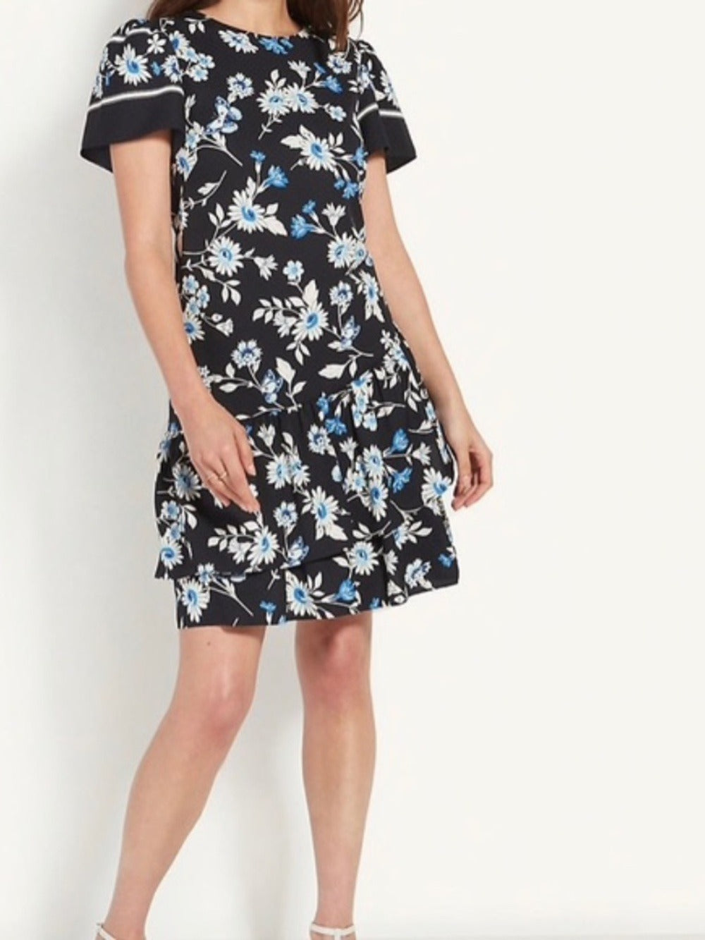 Ann Taylor Navy Floral Shift Dress - size small - NWT 🌟 - Image 2