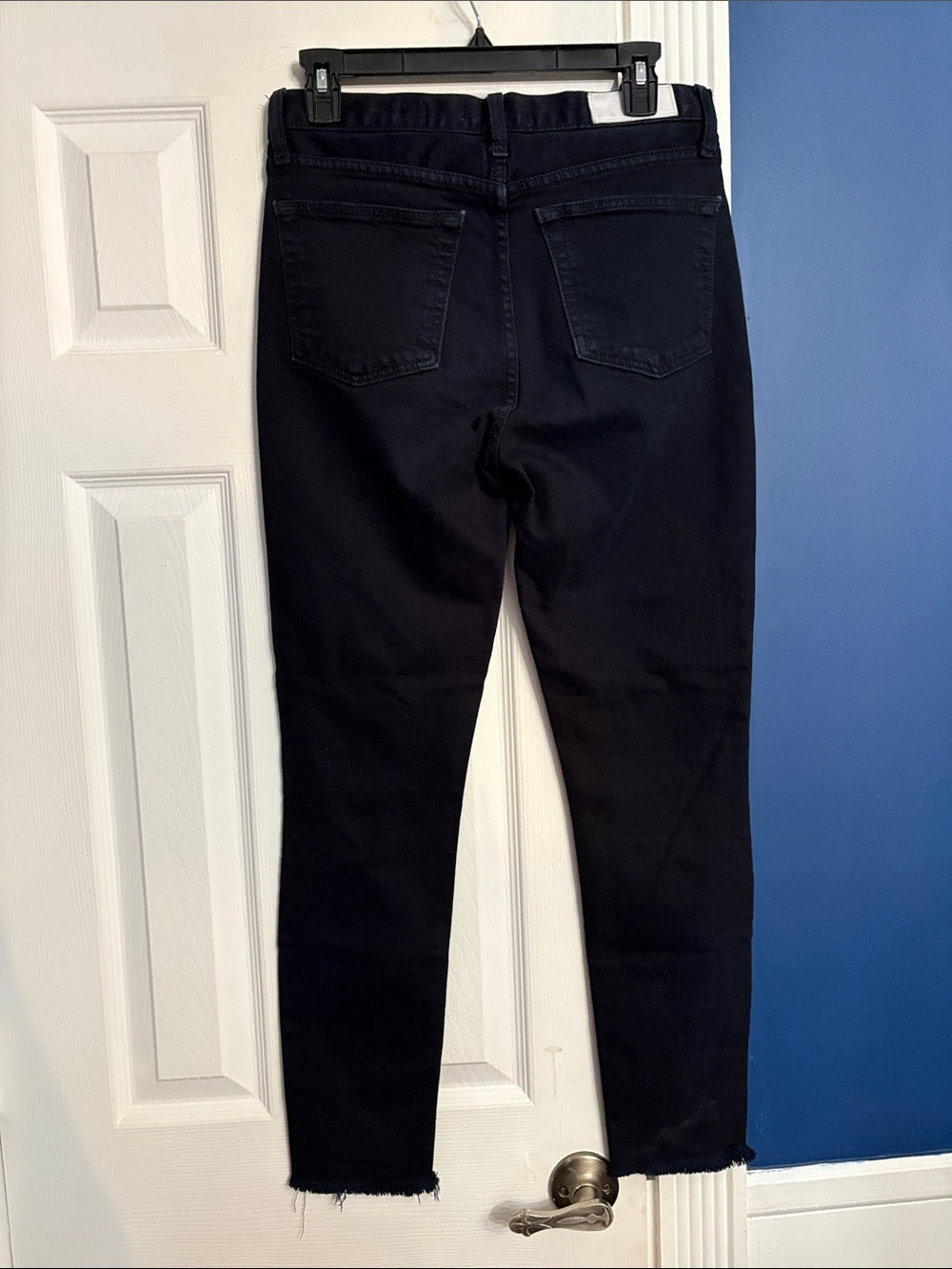 RE/DONE Originals High Rise Ankle Crop in Black - size 28 🌟 - Image 5
