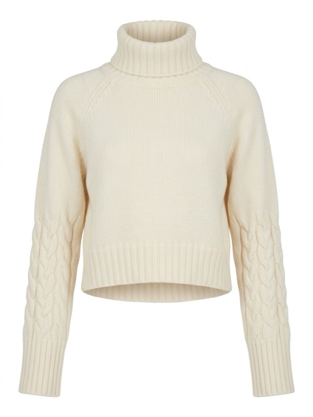 Attire the studio Turtleneck ivory wool Sweater - size small 🌟 - Image 1