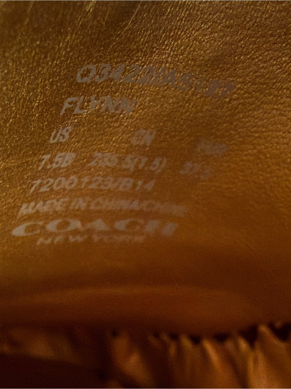COACH Women's Felisha Signature Flat Loafers - size 7.5 B 🌟 - Image 3