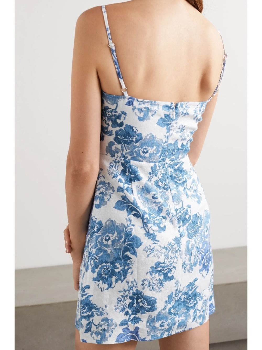 Reformation Violaine Linen Dress in Olympia - size 10 - Image 3