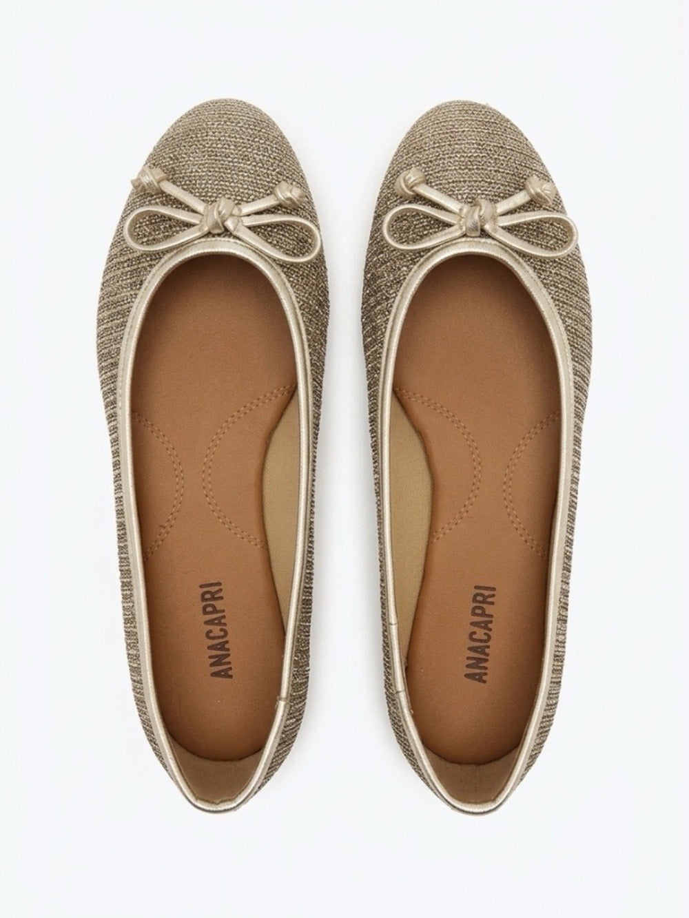AnaCapri gold flats - size 5.5 🌟 - Image 1