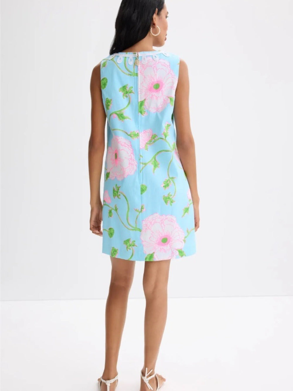 Lilly Pulitzer Sidonie Floral Stretch Shift Minidress - size 4 - Image 2