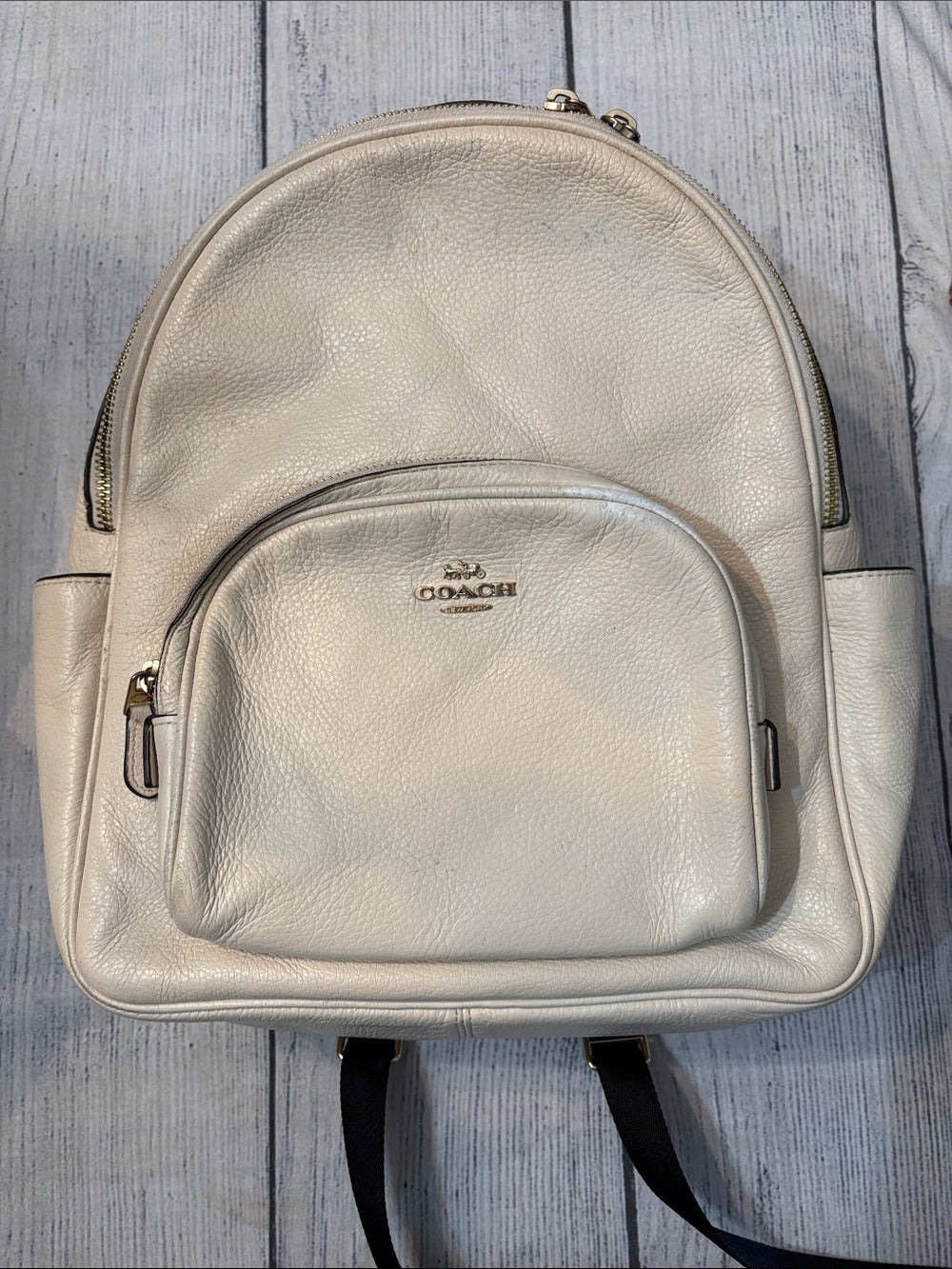 Coach Court Backpack In White 🌟 - Image 4
