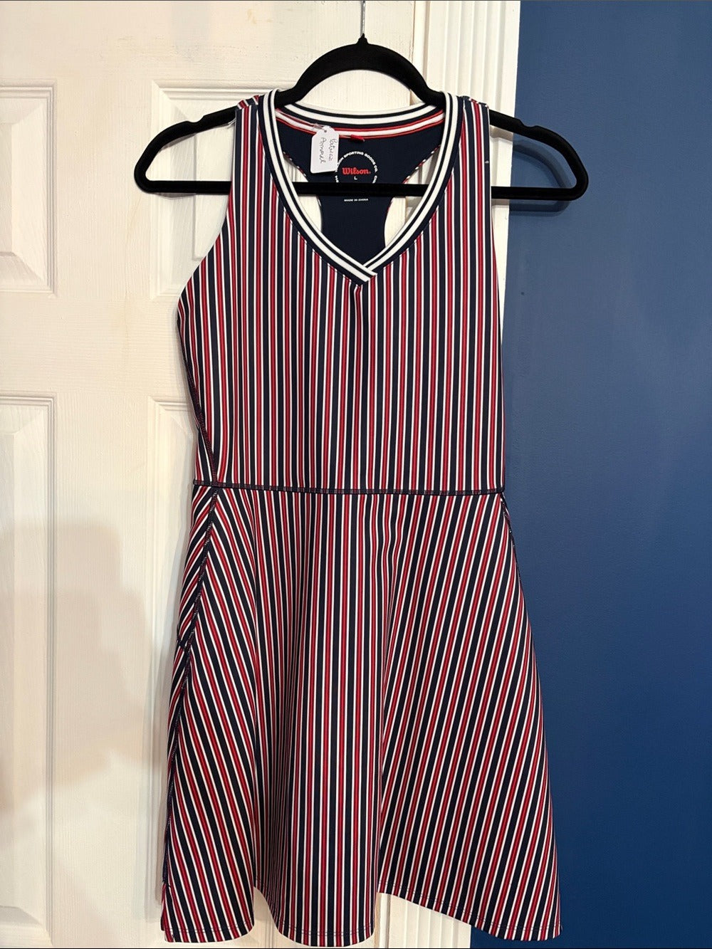 Wilson Women's Tiebreaker Sleeveless limited edition Tennis Dress - size L 🌟 - Image 3
