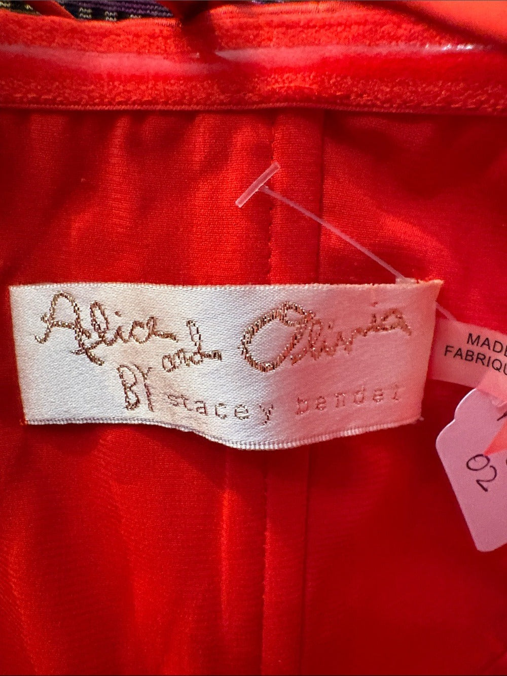 Alice + Olivia Rai Red Floral Bustier Gown - 2 🌟 - Image 2