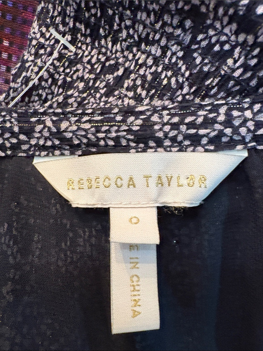 Rebecca Taylor Ruffle Silk Blend Dress - 0 - Image 2