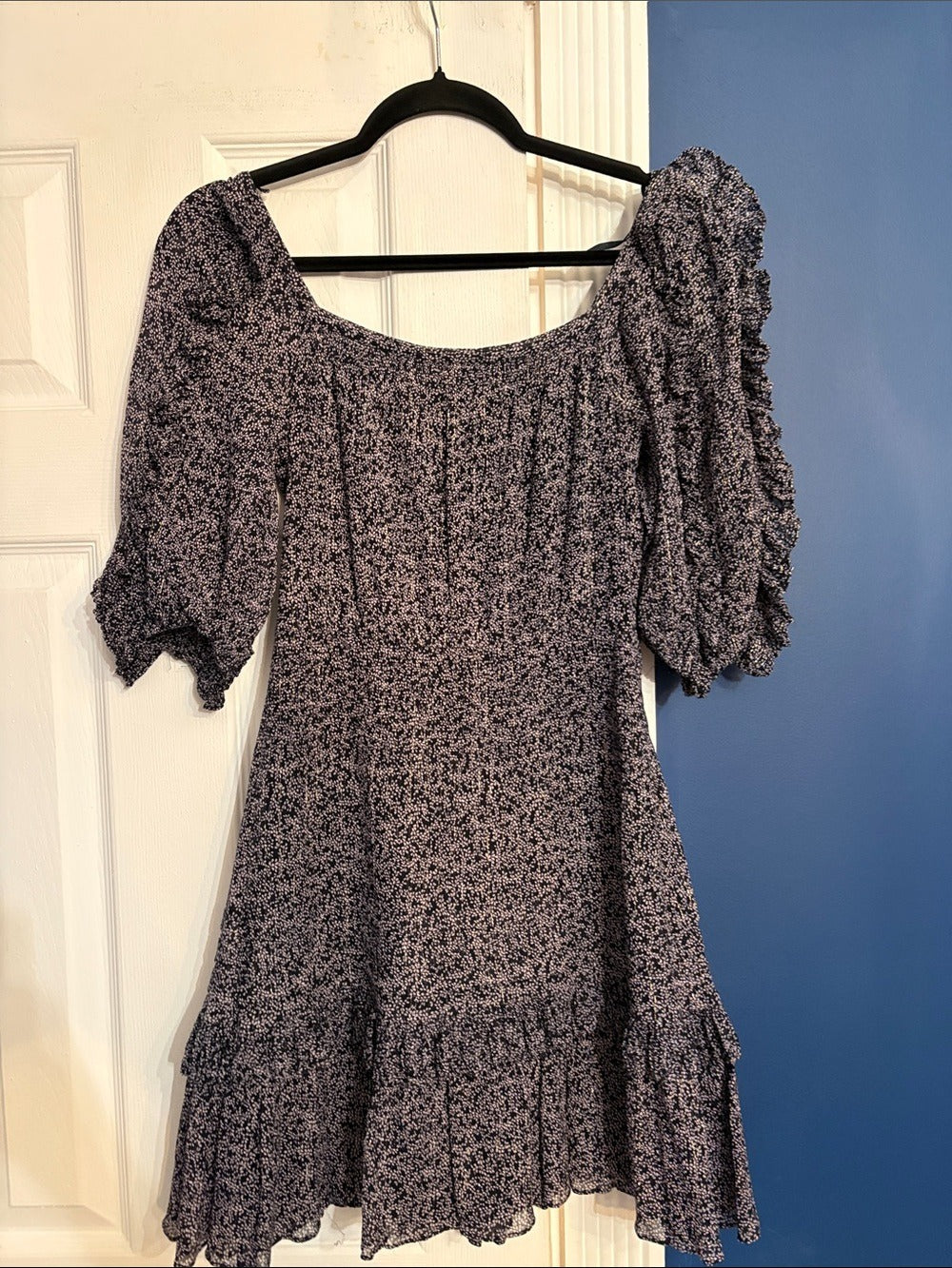 Rebecca Taylor Ruffle Silk Blend Dress - 0 - Image 3