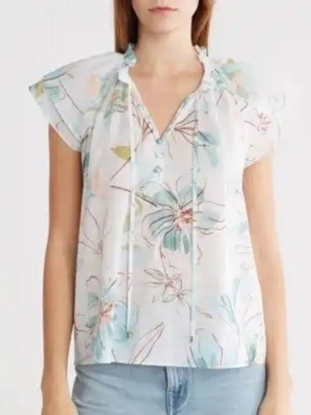 PARKER The Rowan Top shirt robins egg top - size small - NEW - Image 1