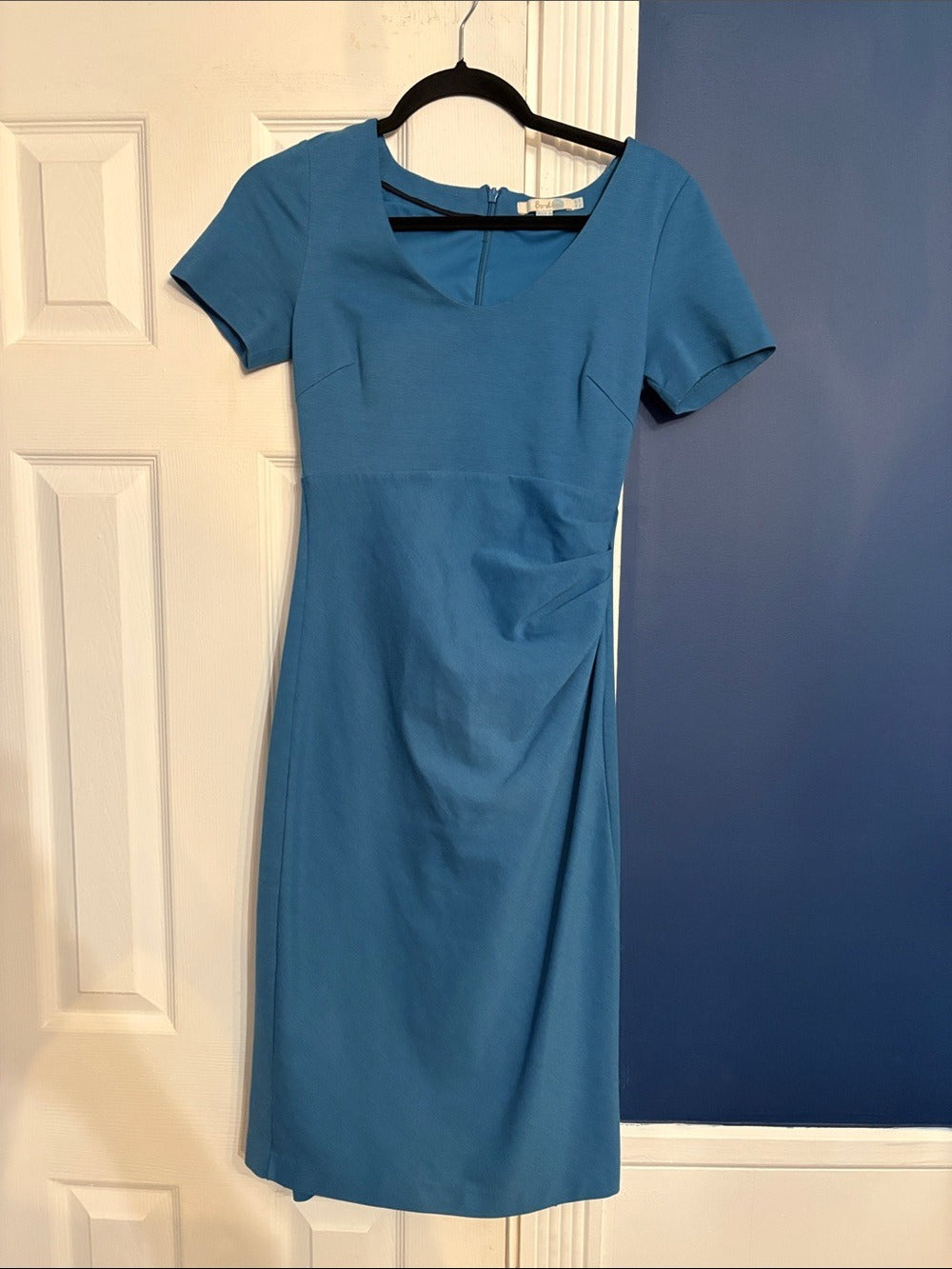 Boden Honor Ponte Sheath Pencil Dress - size 4 - Image 3