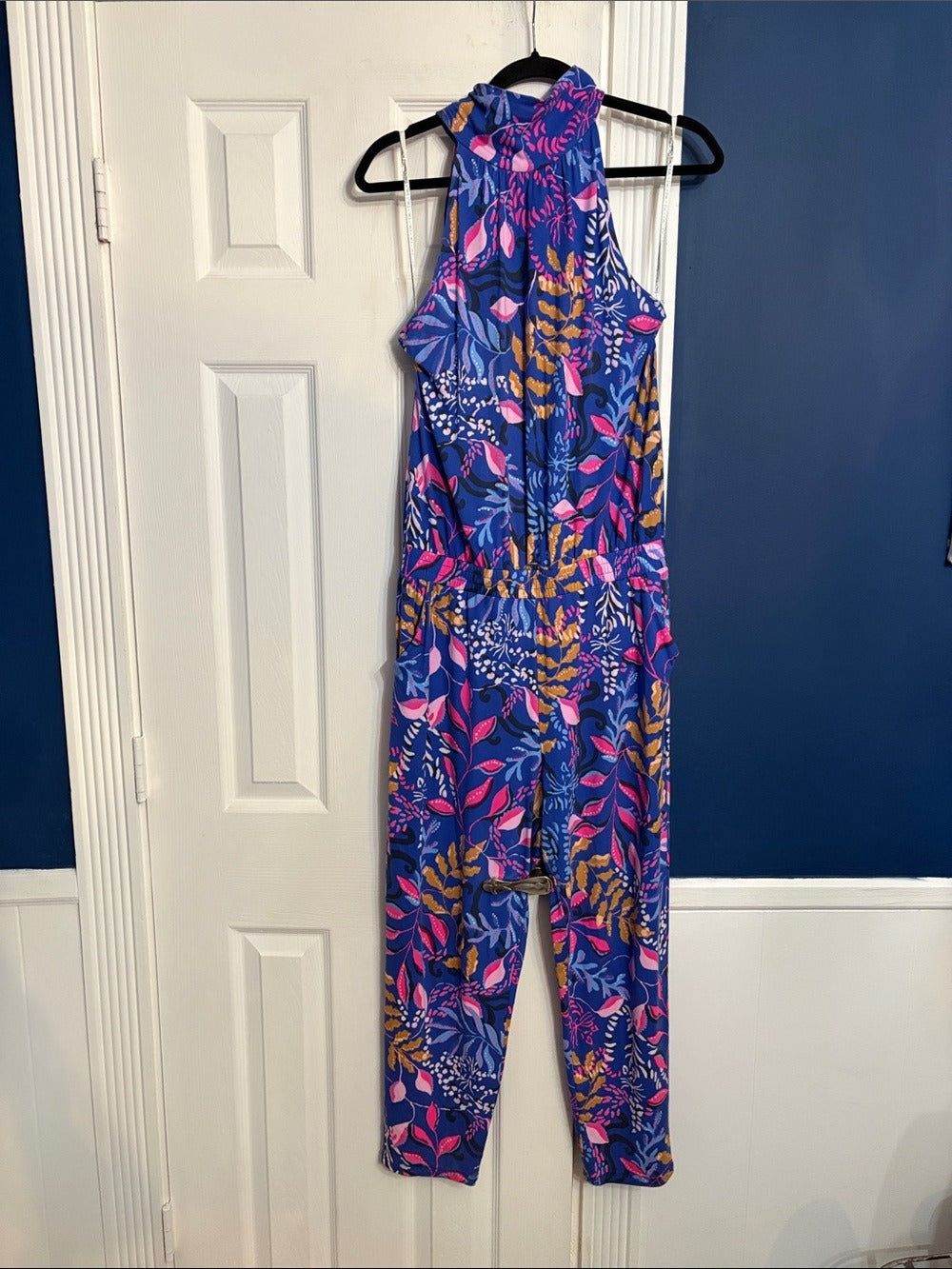 Lilly Pulitzer Wyota Jumpsuit Borealis Blue - size M - Image 7