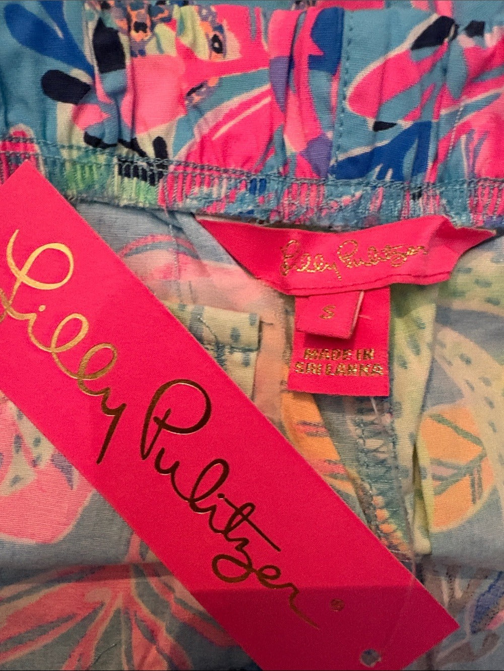 Lilly Pulitzer Women’s Ocean View Pull On Short Porto Blue - size Small - NWT - Image 4