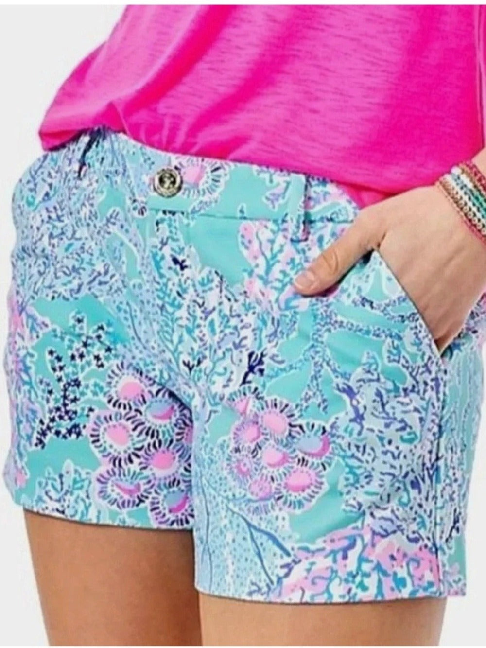 Lilly Pulitzer Callahan Knit Short in Blue Ibiza - 2 🌟 - Image 1
