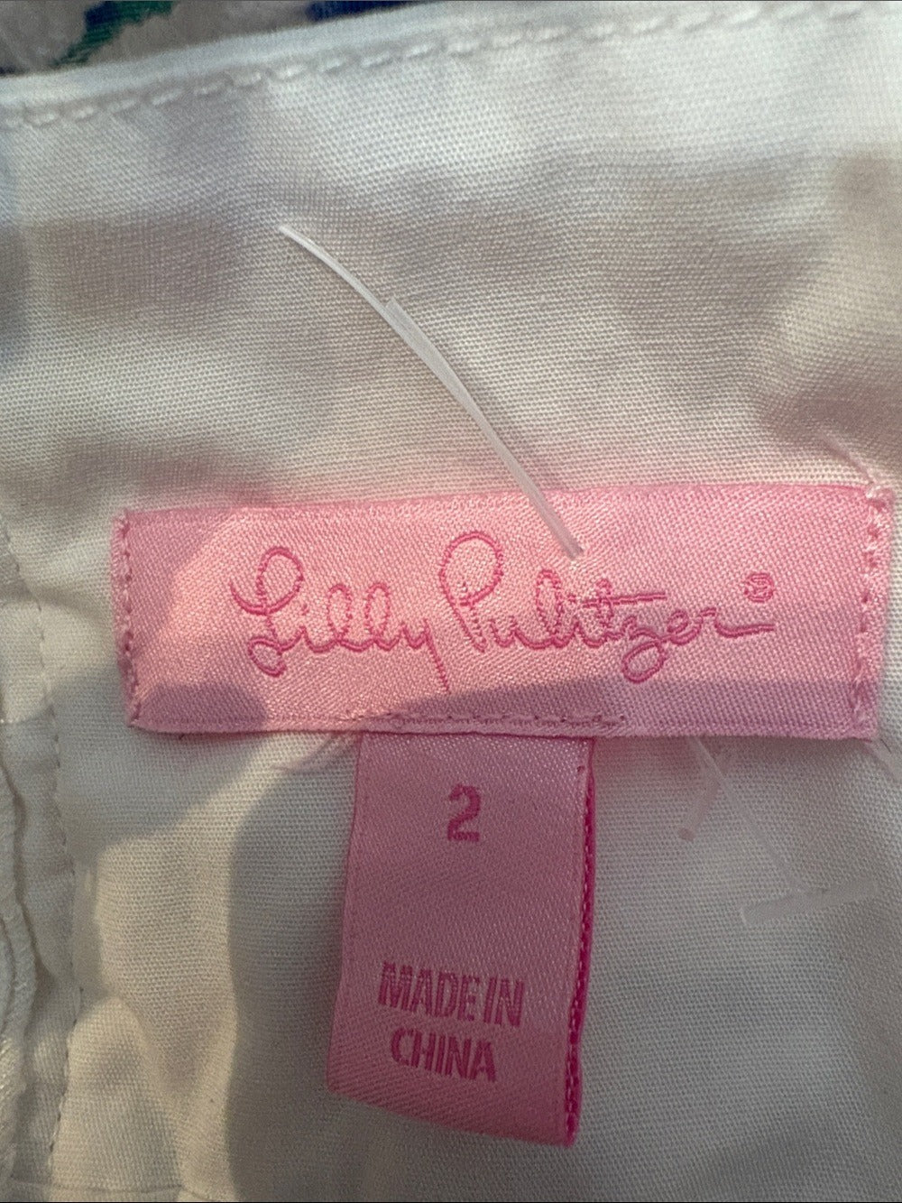 Lilly Pulitzer Breakers Lace Top Shift Dress - size 2 - Image 8