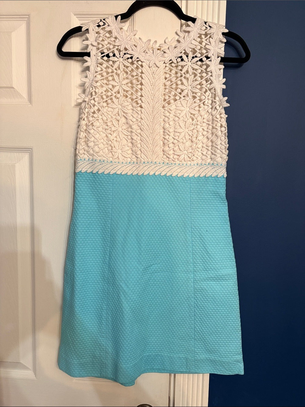 Lilly Pulitzer Breakers Lace Top Shift Dress - size 2 - Image 9