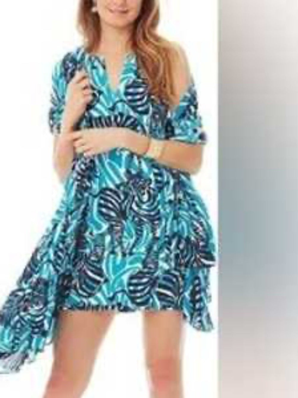 Lilly Pulitzer Madeline Zebra Print Mini Dress - size 2 - Image 3