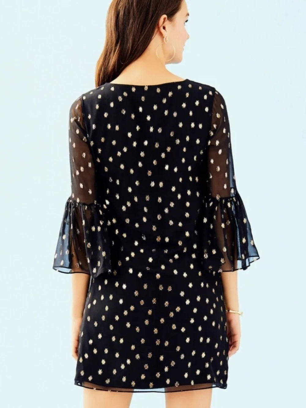 Lilly Pulitzer CAROLINE SILK TUNIC SHIFT DRESS $248 - size 2 - Image 2