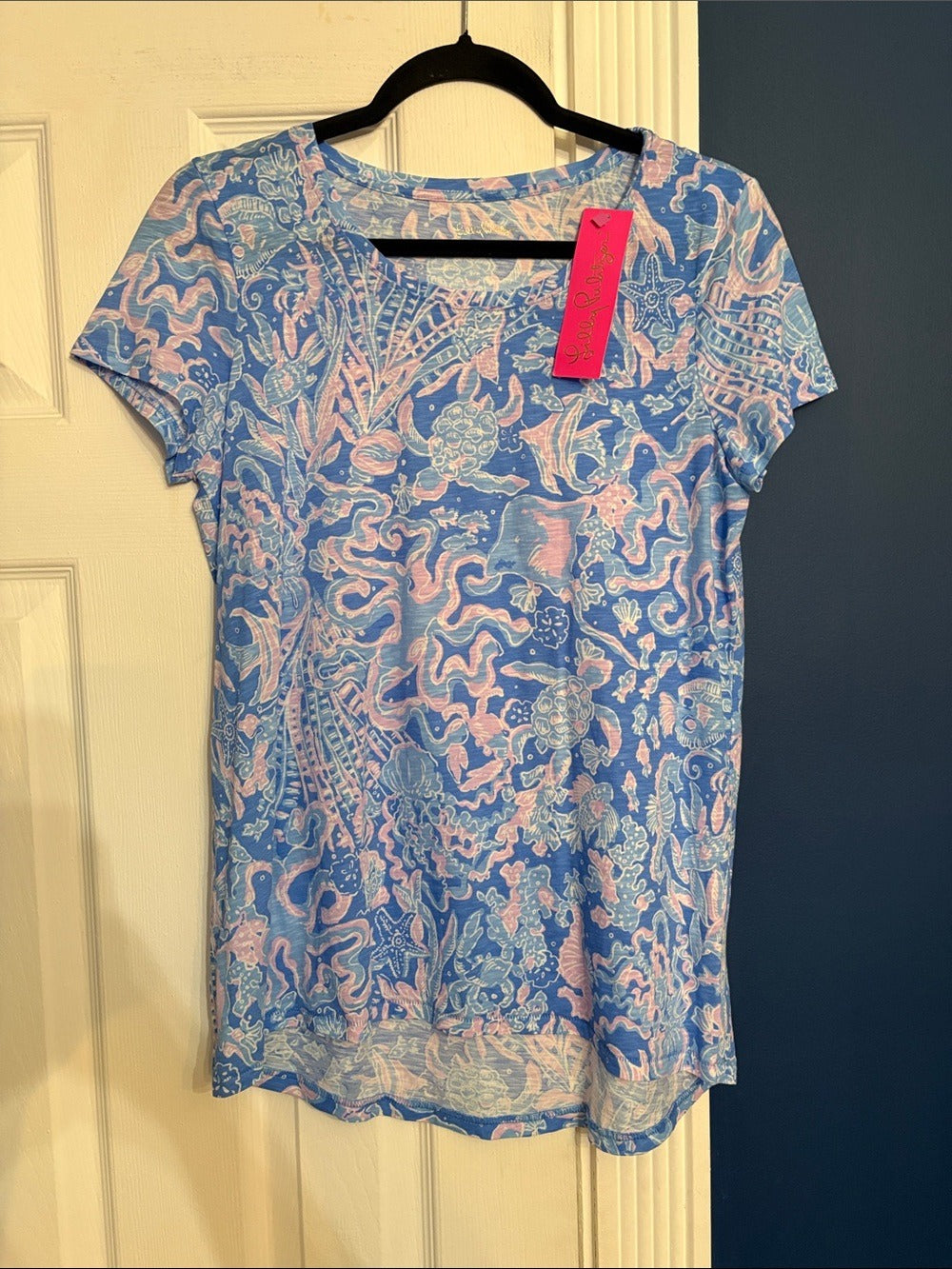 Lilly Pulitzer Etta Scoop-neck Tee - S 🌟 NWT - Image 4
