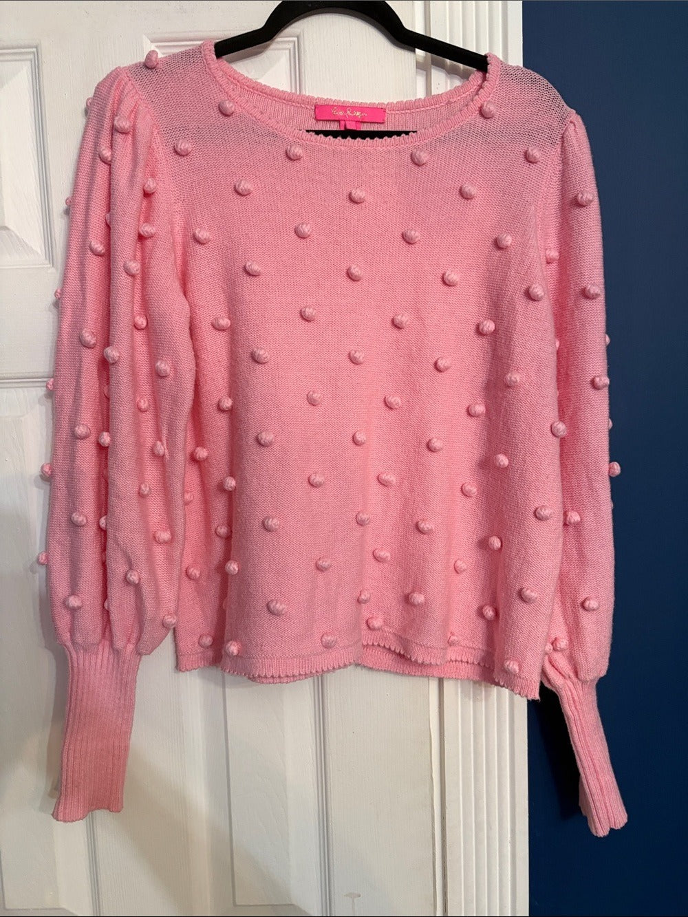 Lilly Pulitzer Kippa Pom Pom Sweater - L 🌟 - Image 3