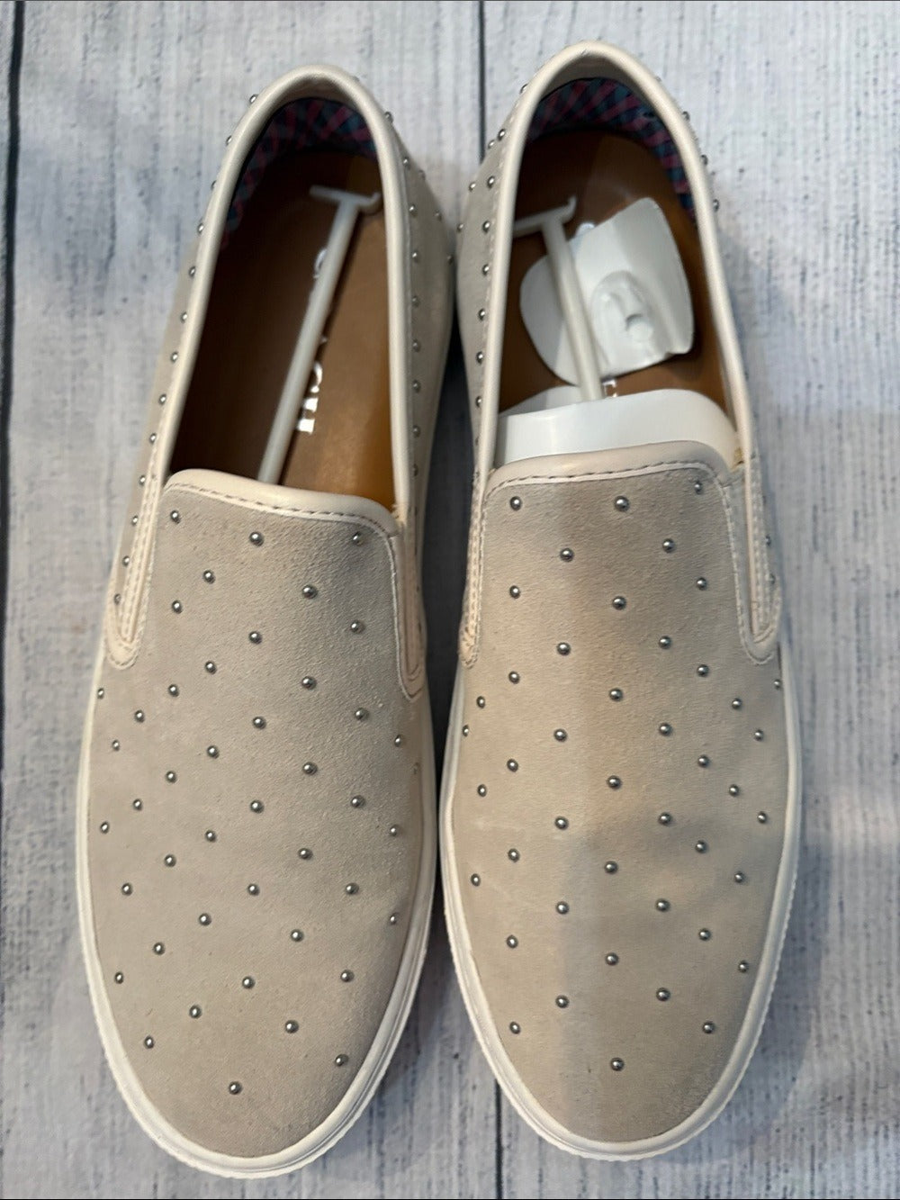 COACH Cameron Studded Suede Leather Flats Slip On Shoes - size 9.5 🌟 - Image 3