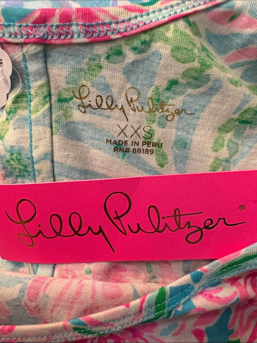 NWT Lilly Pulitzer Newberri Tank Dress - XXS 🌟 - Image 3