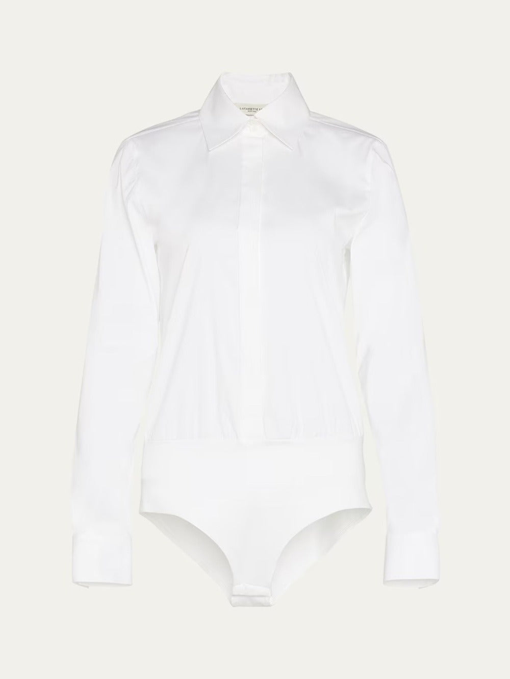 LAFAYETTE 148 NEW YORK Button-Down Long-Sleeve Bodysuit - size small 🌟 - Image 1