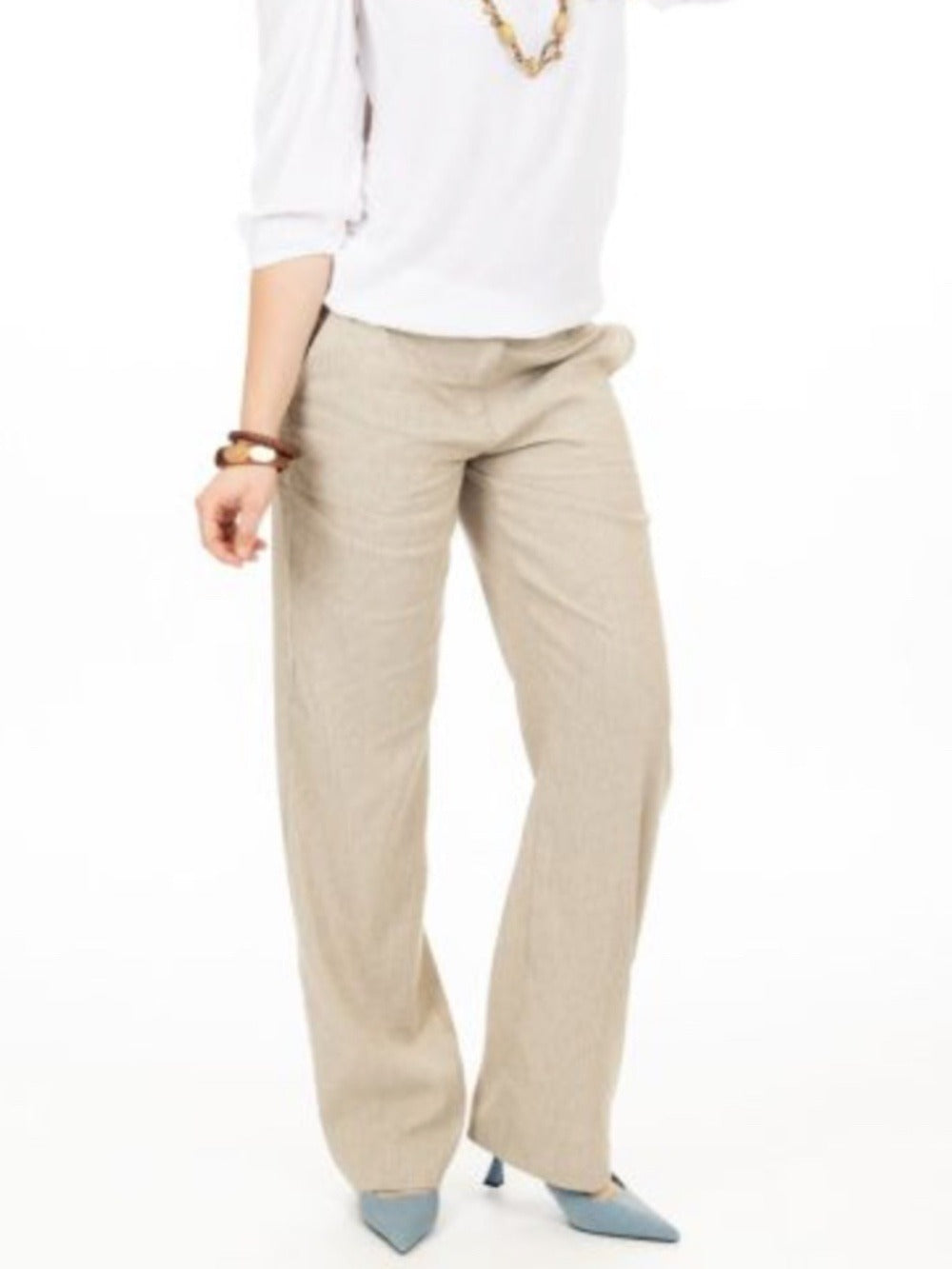 MAC Jeans Nora Linen Pants - Small 🌟 - Image 1