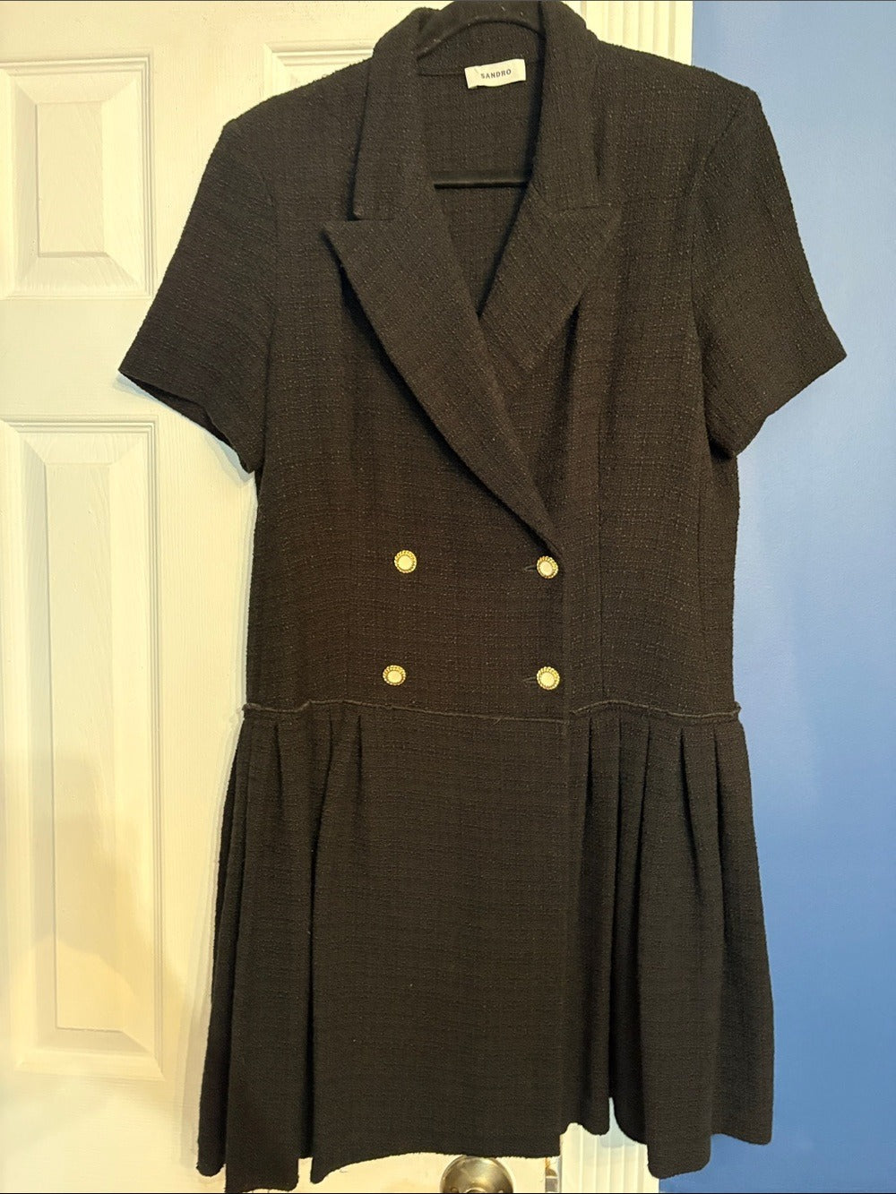 SANDRO Rossa Tweed Mini Dress - 42 (US 10) 🌟 - Image 4