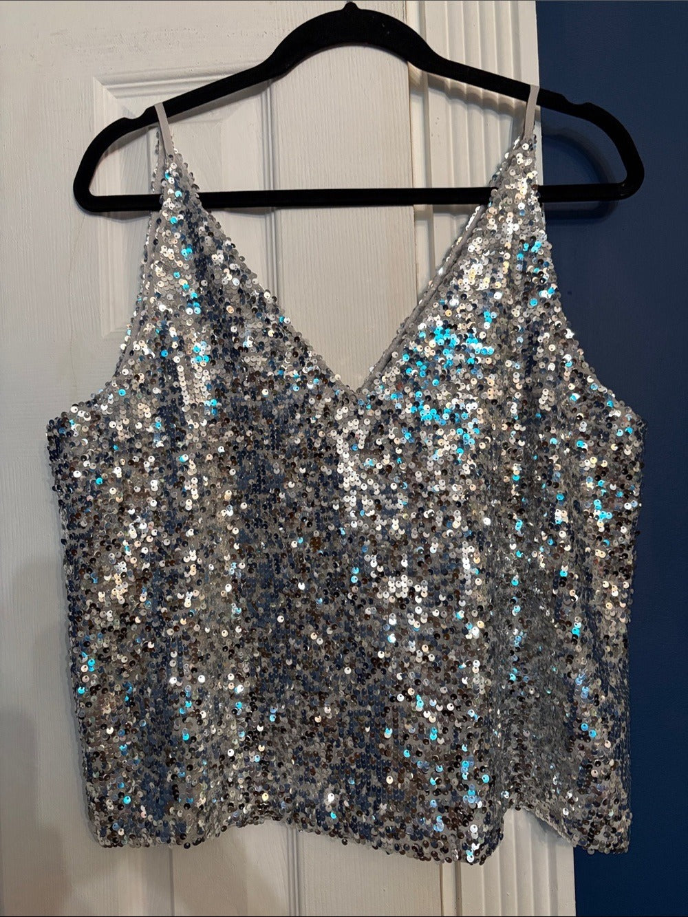 J. Crew Collection Carrie Sequin Tank - M π - Image 4