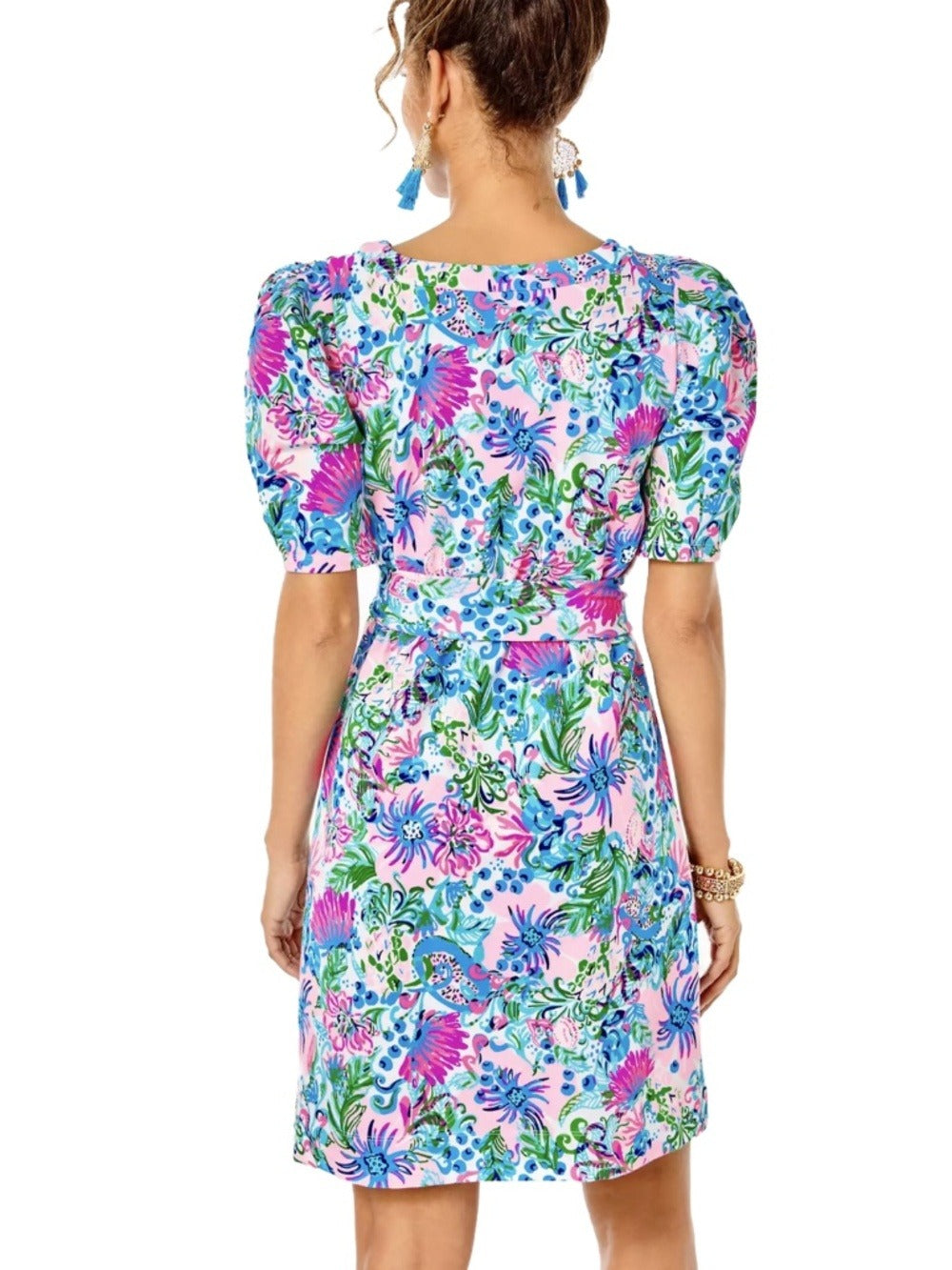 Lilly Pulitzer Harriet Mandevilla Baby Paradise Petals Terry Dress - size M 🌟 - Image 2