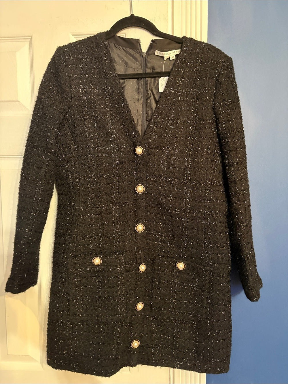 Veronica Beard Kenai Faux Pearl Dress - 8 🌟 - Image 5