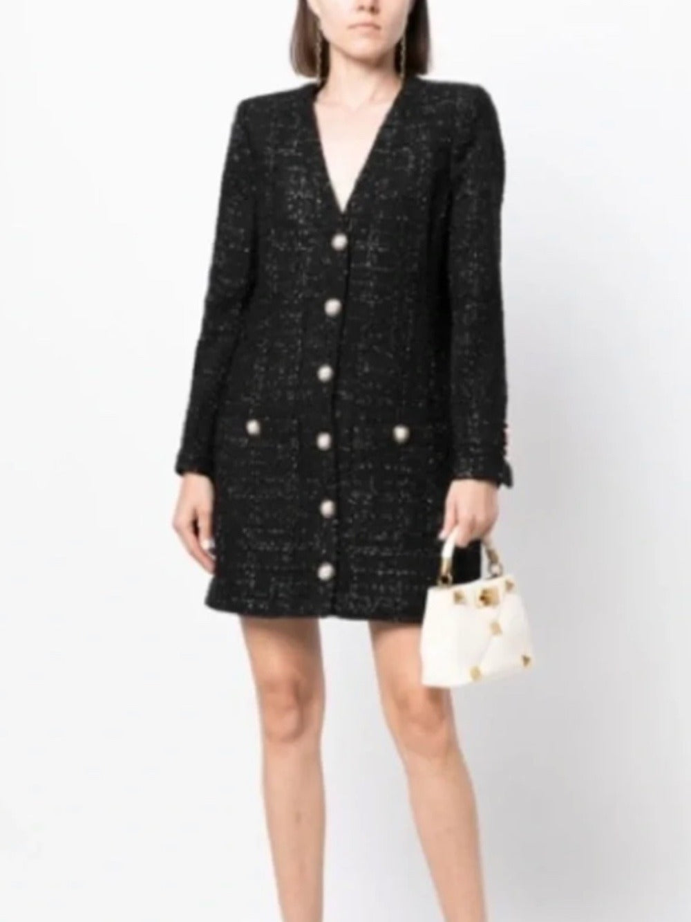 Veronica Beard Kenai Faux Pearl Dress - 8 🌟 - Image 3