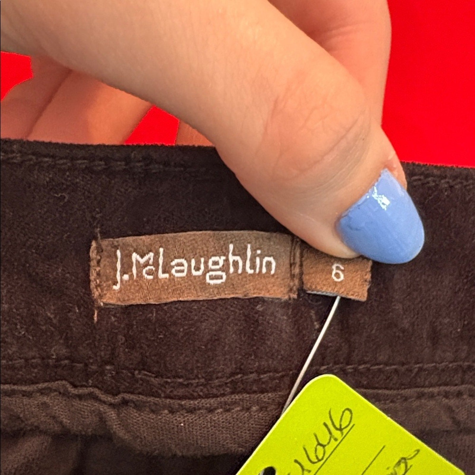 J. McLaughlin Lenni Velvet Jeans -  6