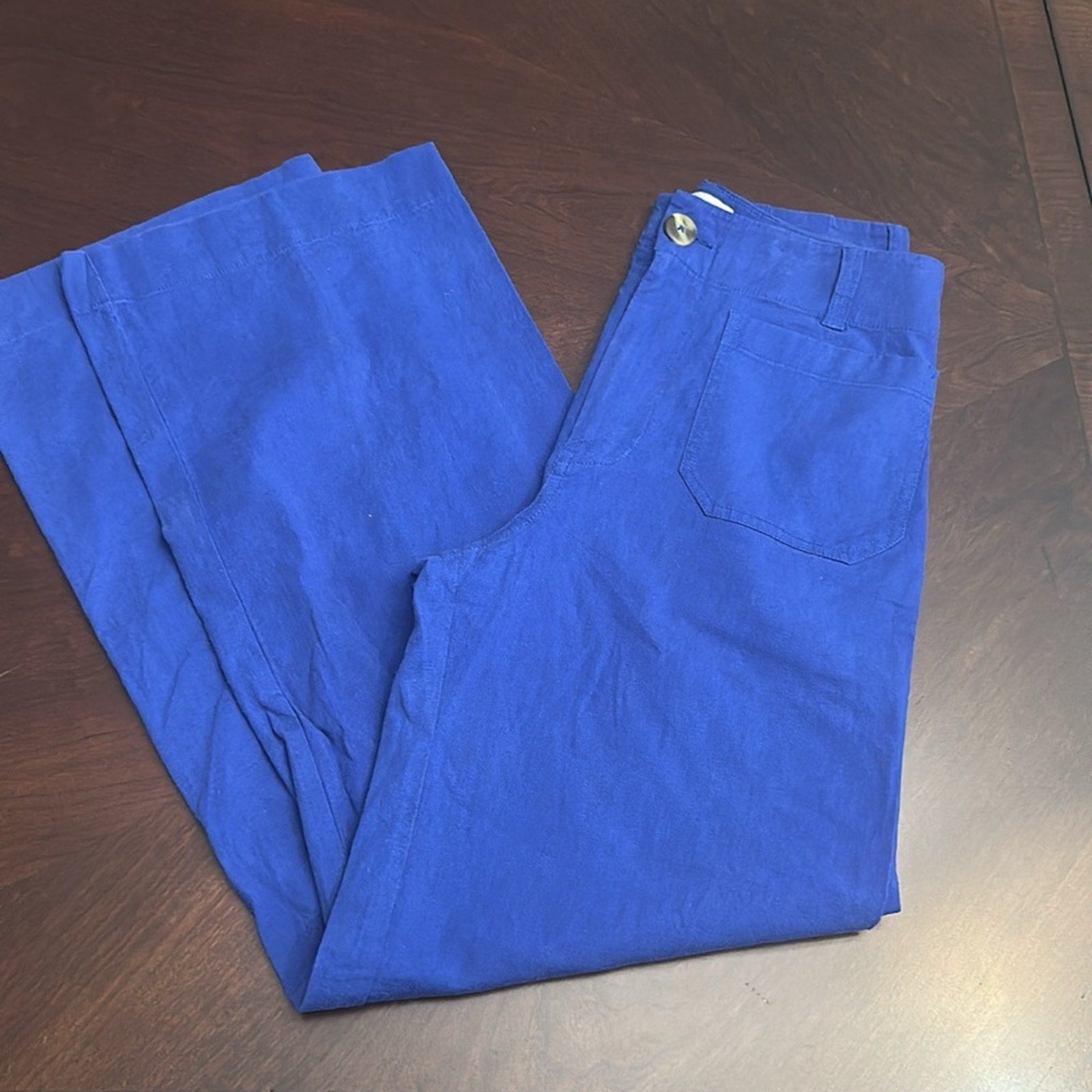 Maeve The Colette Wide-leg Pants in blue - size 27