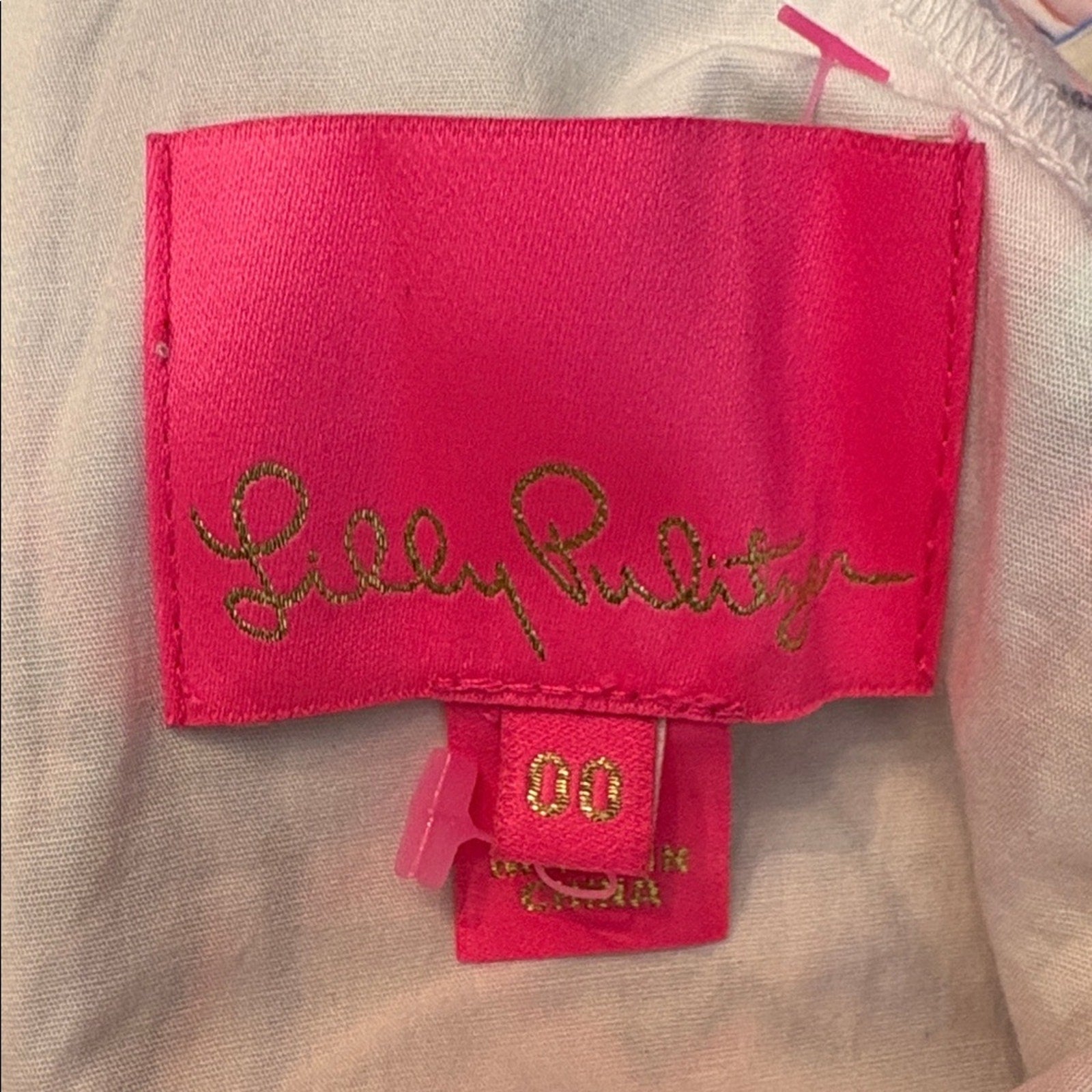 Lilly Pulitzer Keisha Stretch Dress Pink Blue White Make a Splash - size 00