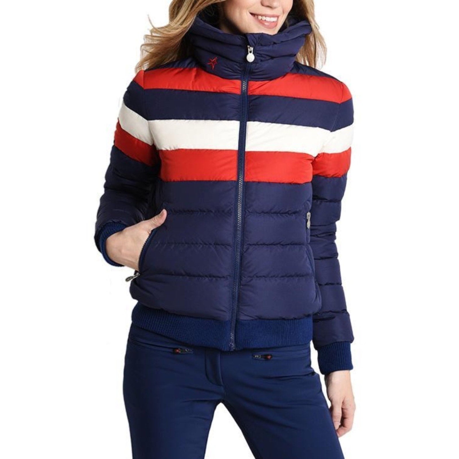 Perfect Moment Queenie Down And Feather-filled Ski Jacket - size small