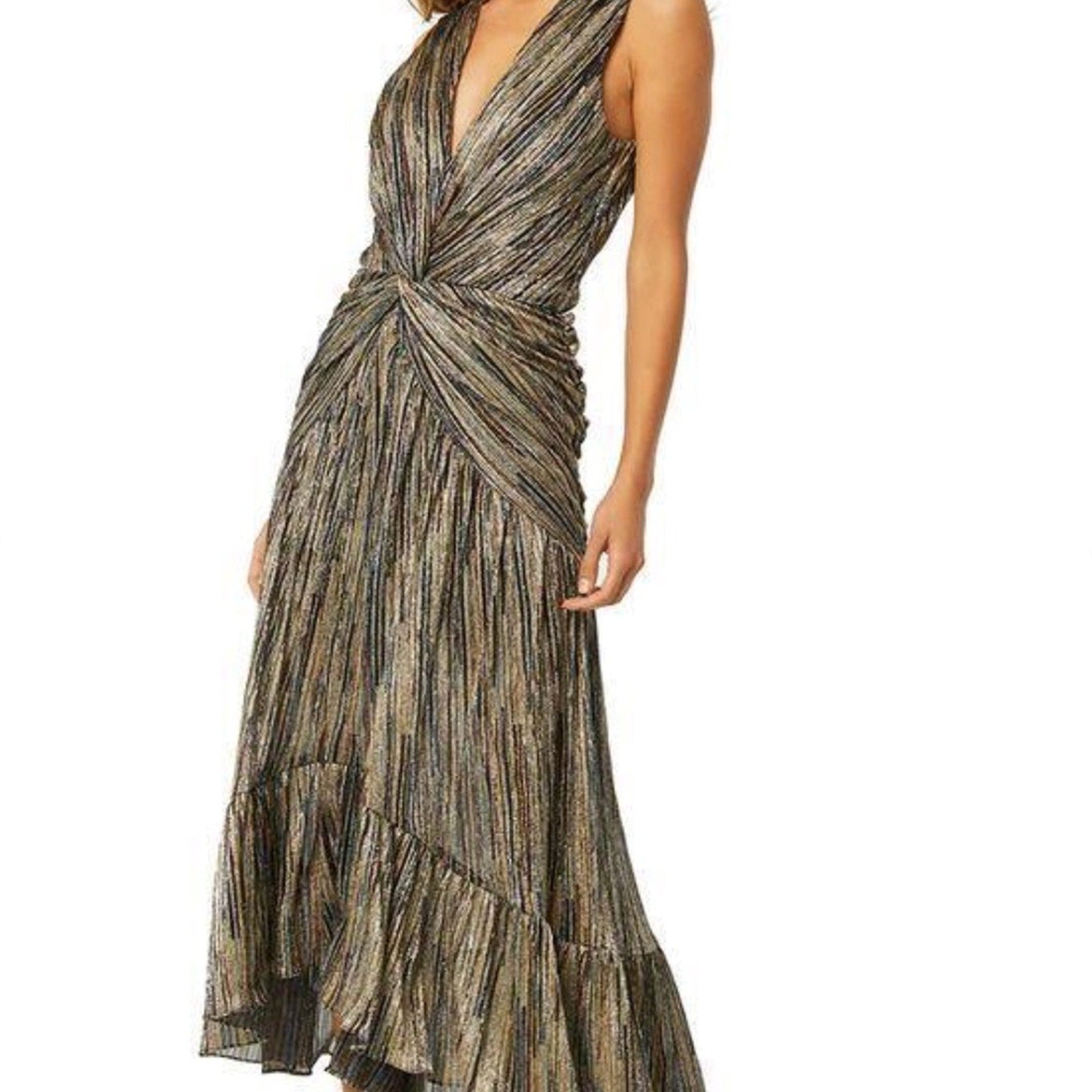 REBECCA TAYLOR Monarch Fleur Cutout Maxi Dress - size XS