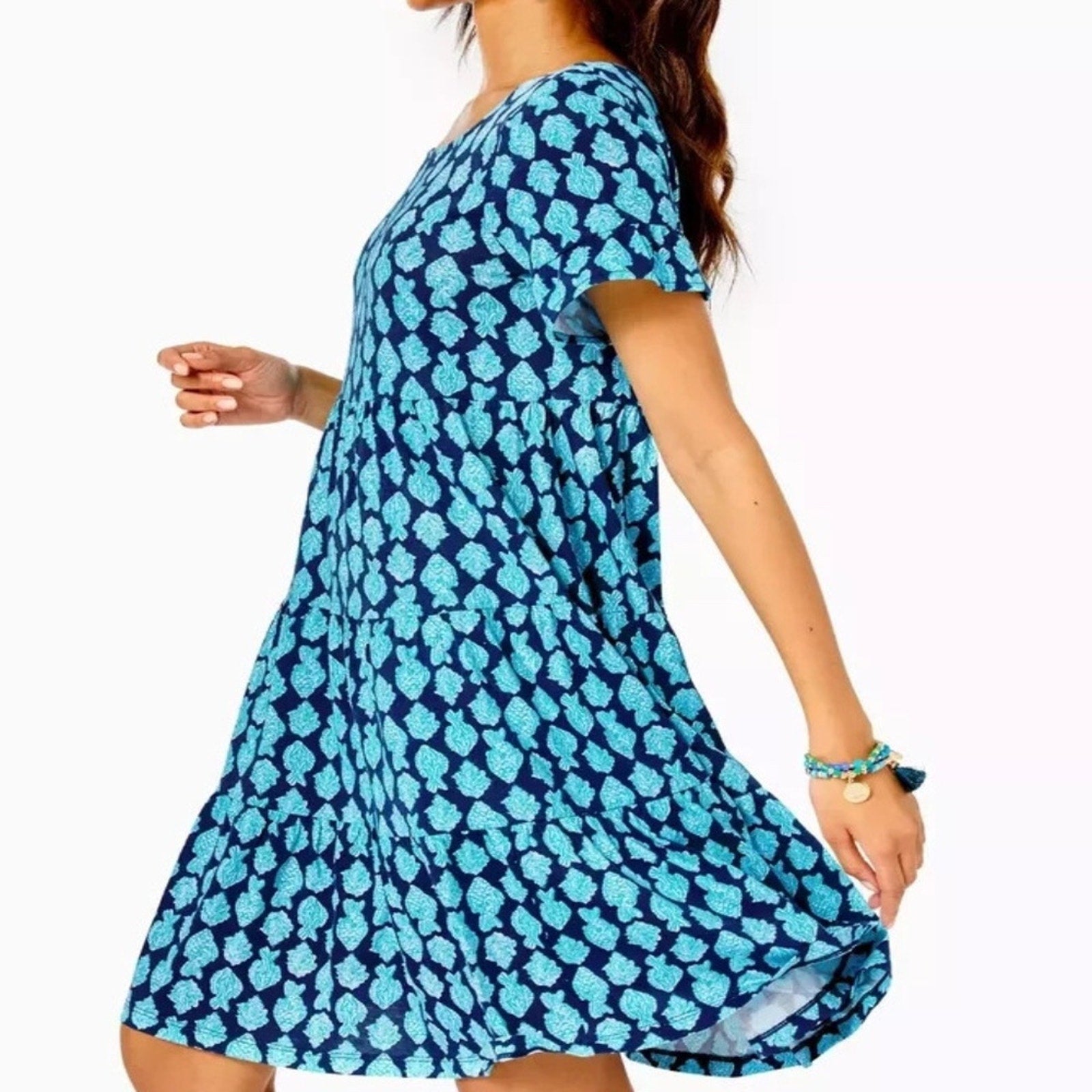 Lilly Pulitzer Jodee Short Sleeve Swing Dress - size XS - NWT