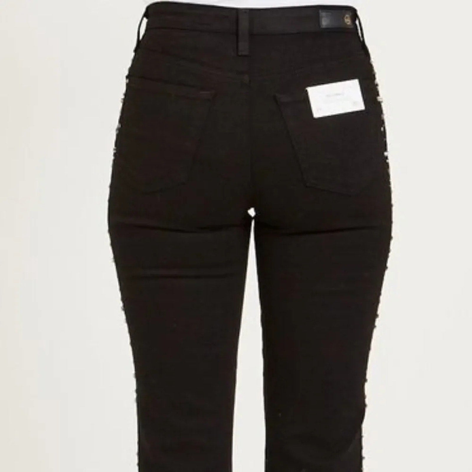 NEW AG THE ISABELLE JEANS IN SUPER BLACK METEOR SHOWER