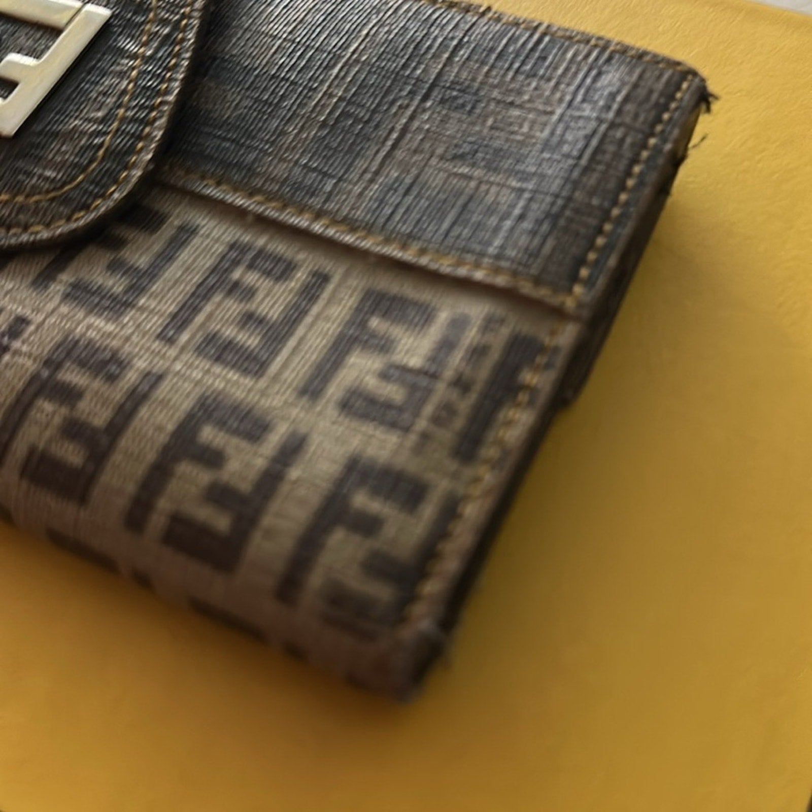 FENDI Zucca Canvas Wallet